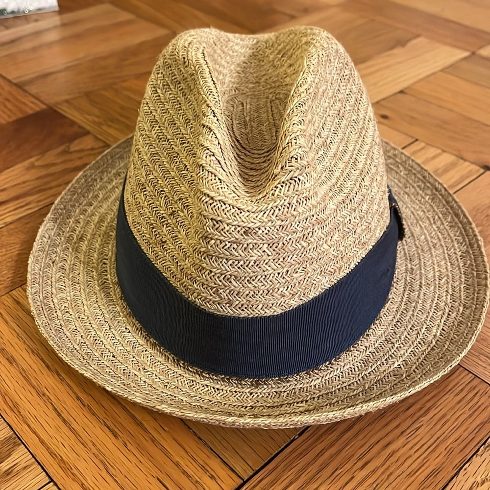 Bailey of Hollywood Romeo Raffia Braid Fedora Hat Size Small - Picture 3 of 6